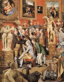 約翰 佐法尼 The Tribuna of the Uffizi-detail 約翰 佐法尼 The Tribuna of the Uffizi-detail